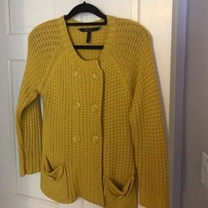 BCBG Max Azria sweater soft mustard yellow color size M